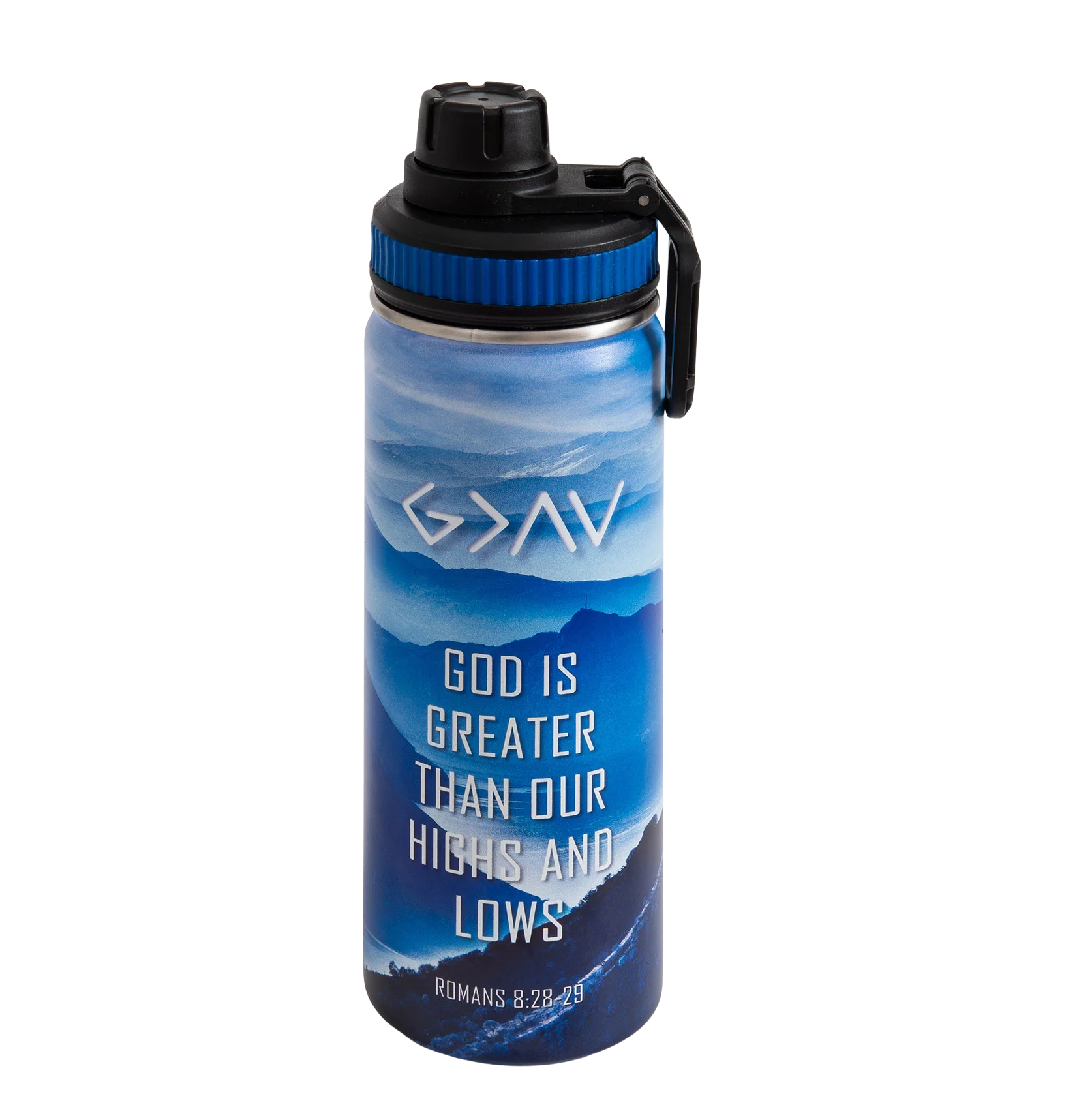 BOTELLA DE AGUA "GOD IS GREATER"