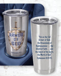 TAZA DE VIAJE "ARMOR OF GOD" - FORTALEZA Y FE EN CADA CAMINO
