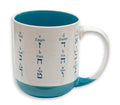 TAZA DEL ALFABETO HEBREO