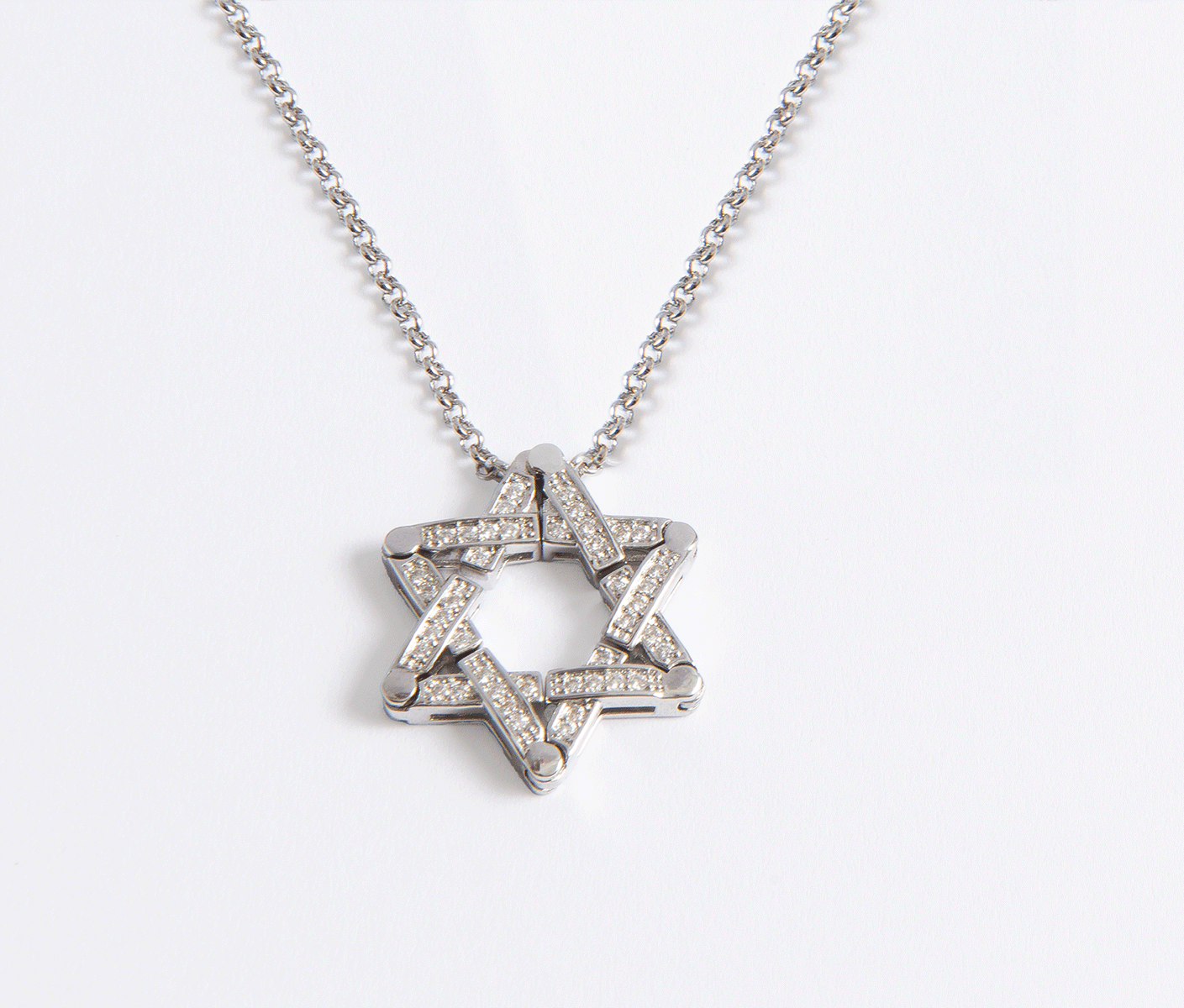 COLLAR ESTRELLA DE DAVID MARIPOSA TRANSFORMANTE
