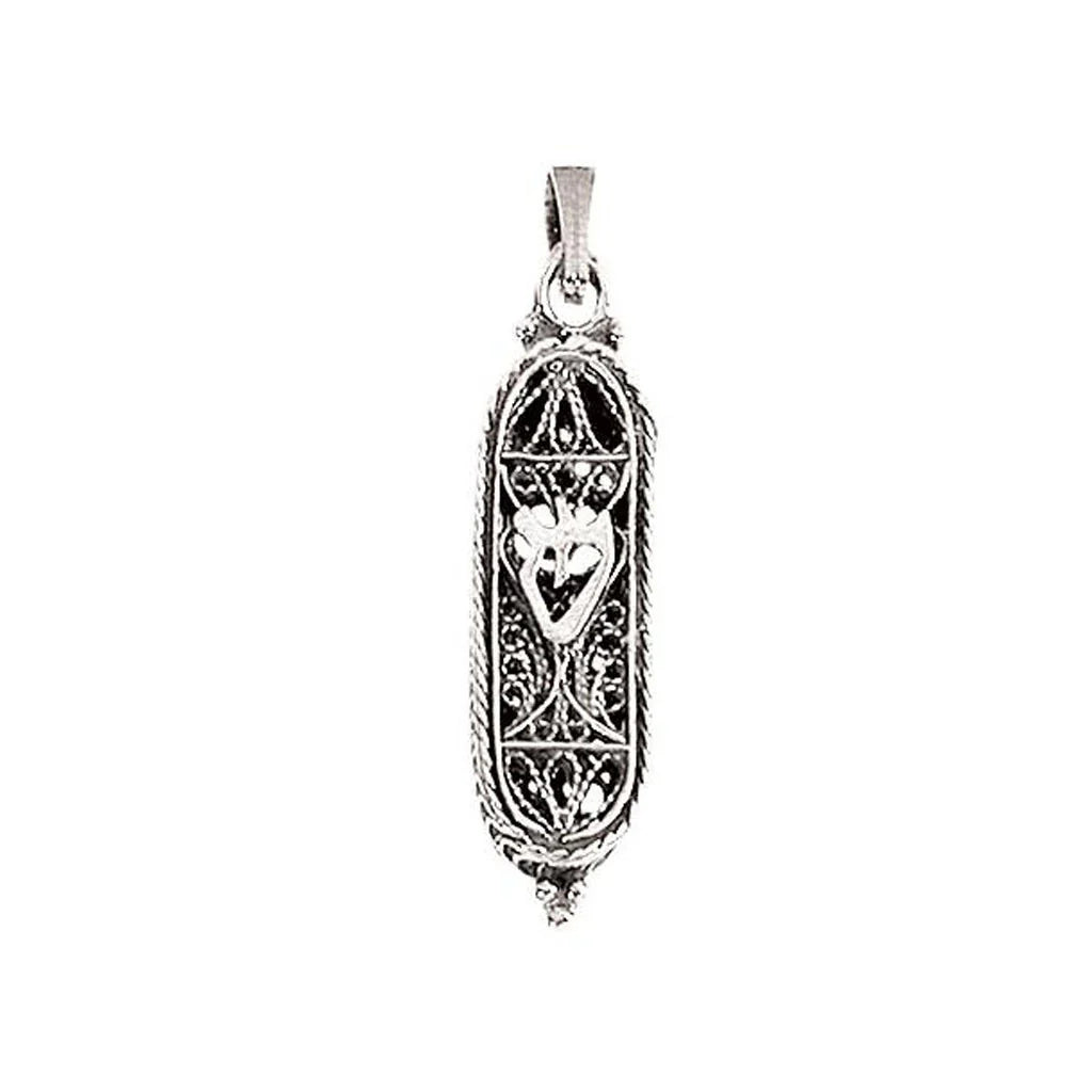 COLLAR MEZUZÁ “SHIN” DE PLATA ESTERLING