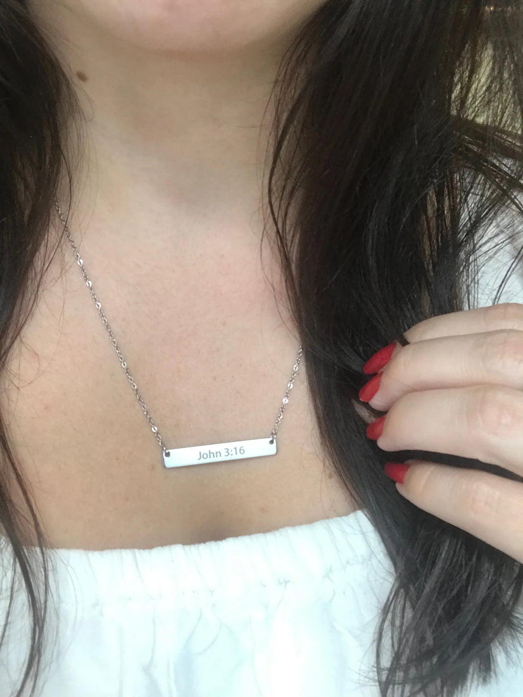 COLLAR BARRA JUAN 3:16