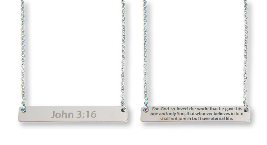 COLLAR BARRA JUAN 3:16