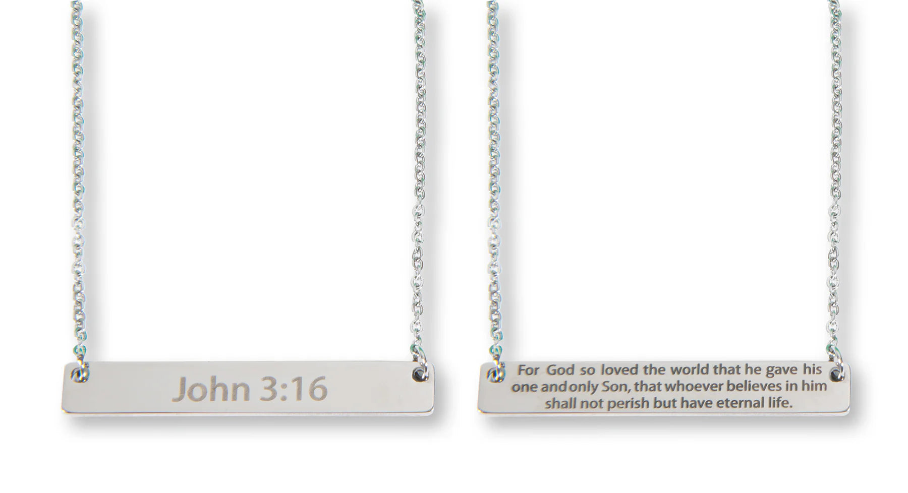 COLLAR BARRA JUAN 3:16