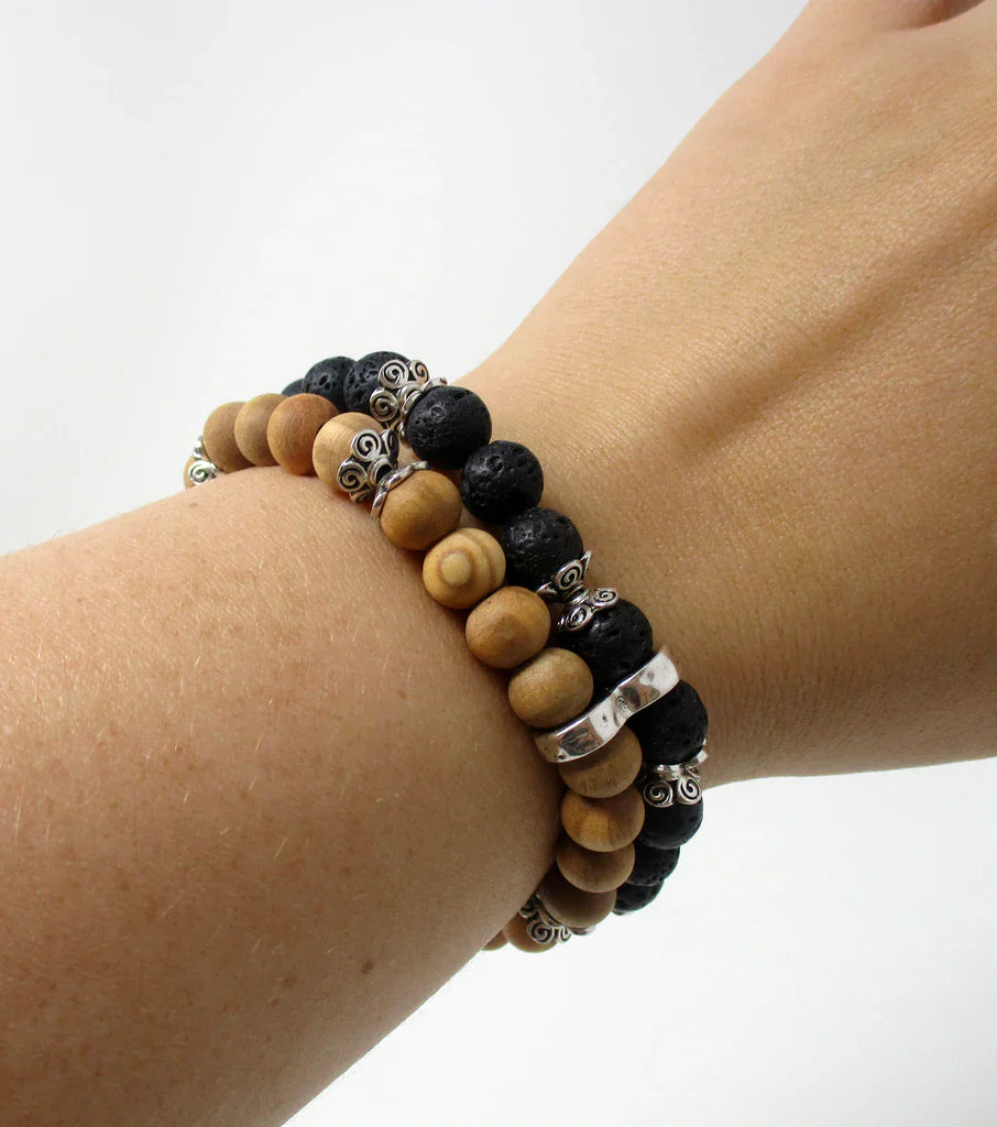 PULSERAS EN MADERA DE OLIVO