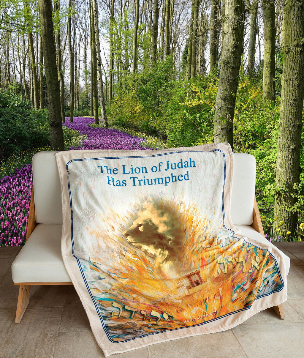 MANTA DE FELPA "LEON DE JUDA"