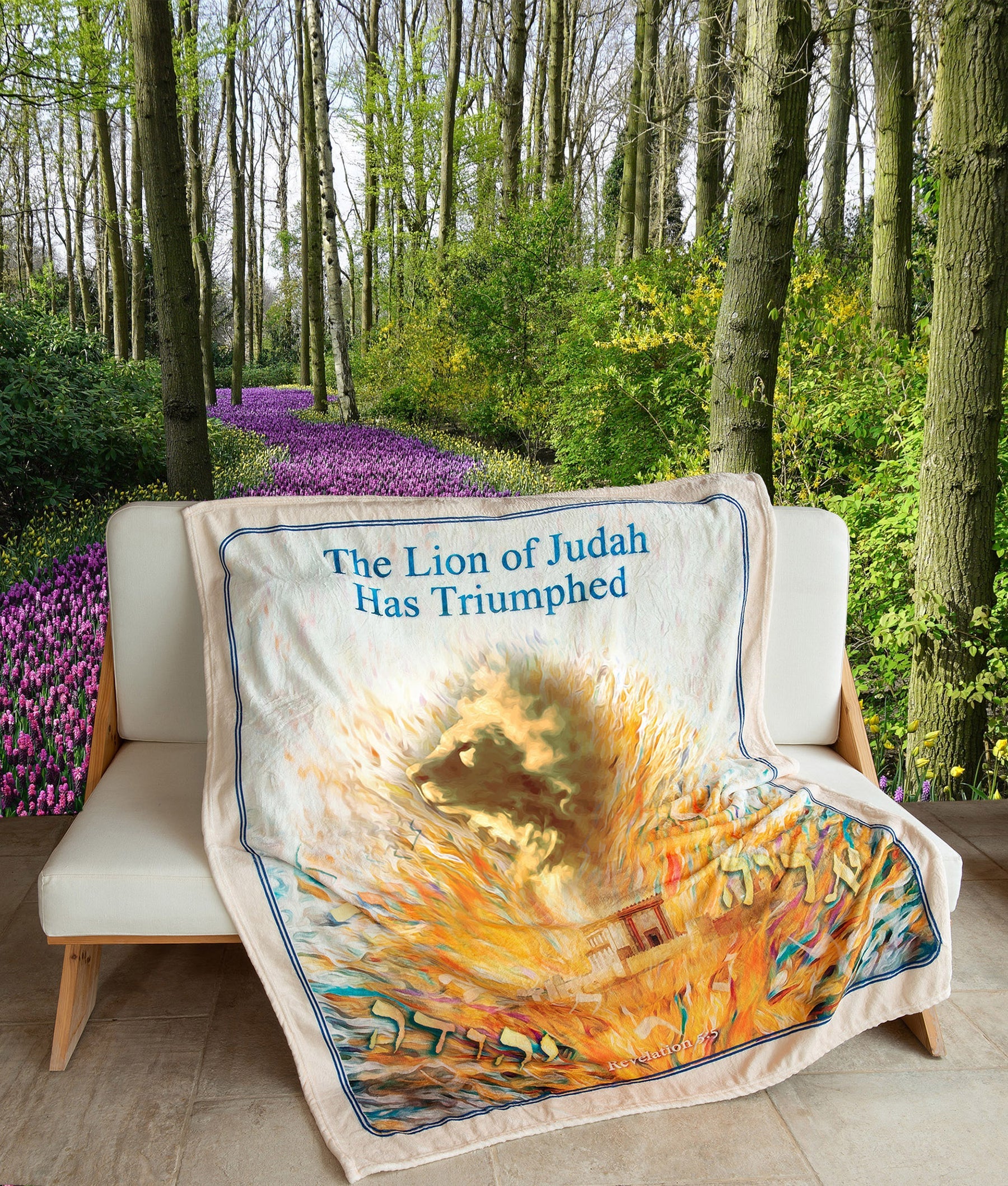 MANTA DE FELPA "LEON DE JUDA"