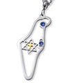 COLLAR MAPA DE ISRAEL