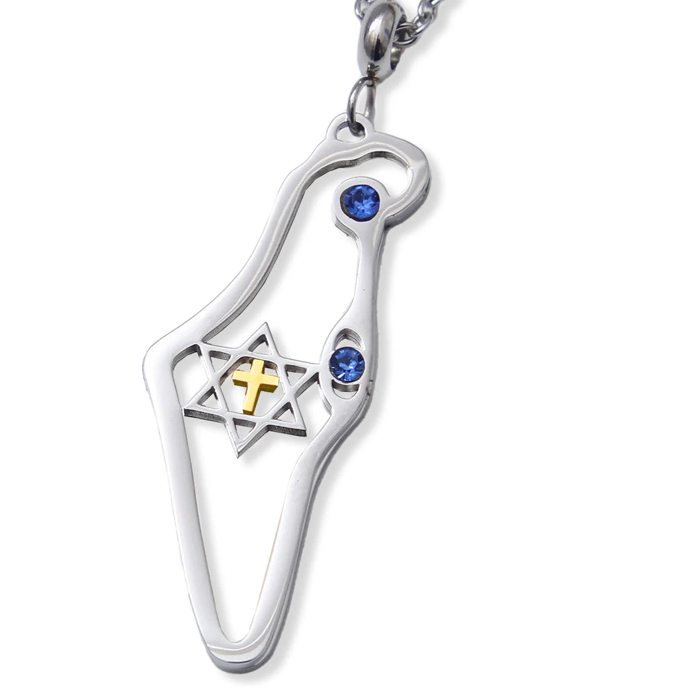 COLLAR MAPA DE ISRAEL